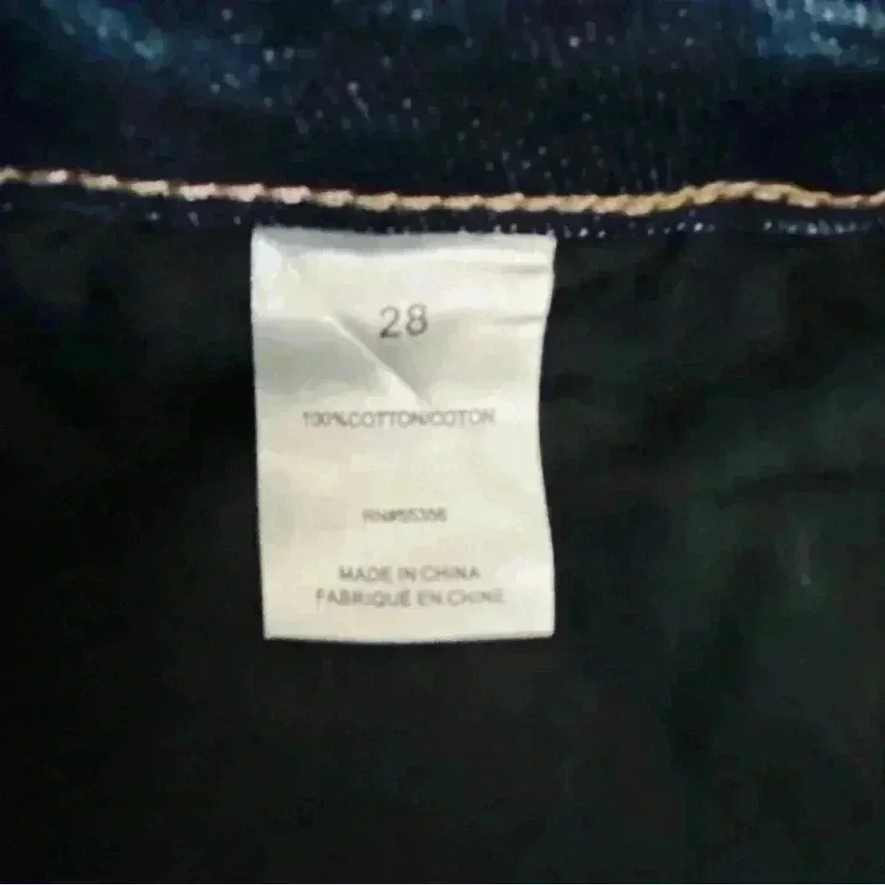 BLUE REVIVAL High Rise Distressed Boyfriend Jeans NWOT Size 28 - Picture 11 of 12